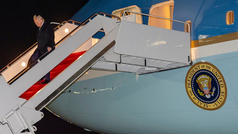 trump air force one